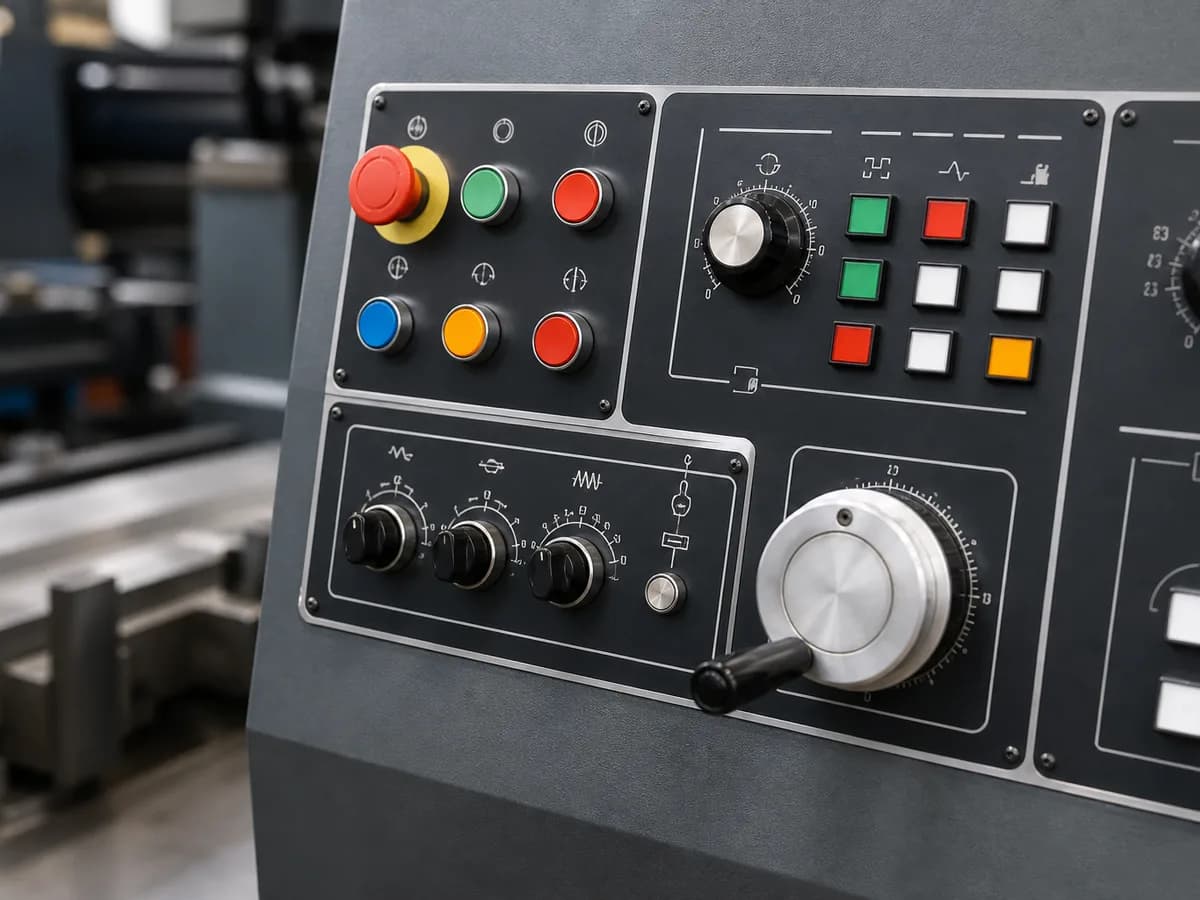 Machine Panel Labels production