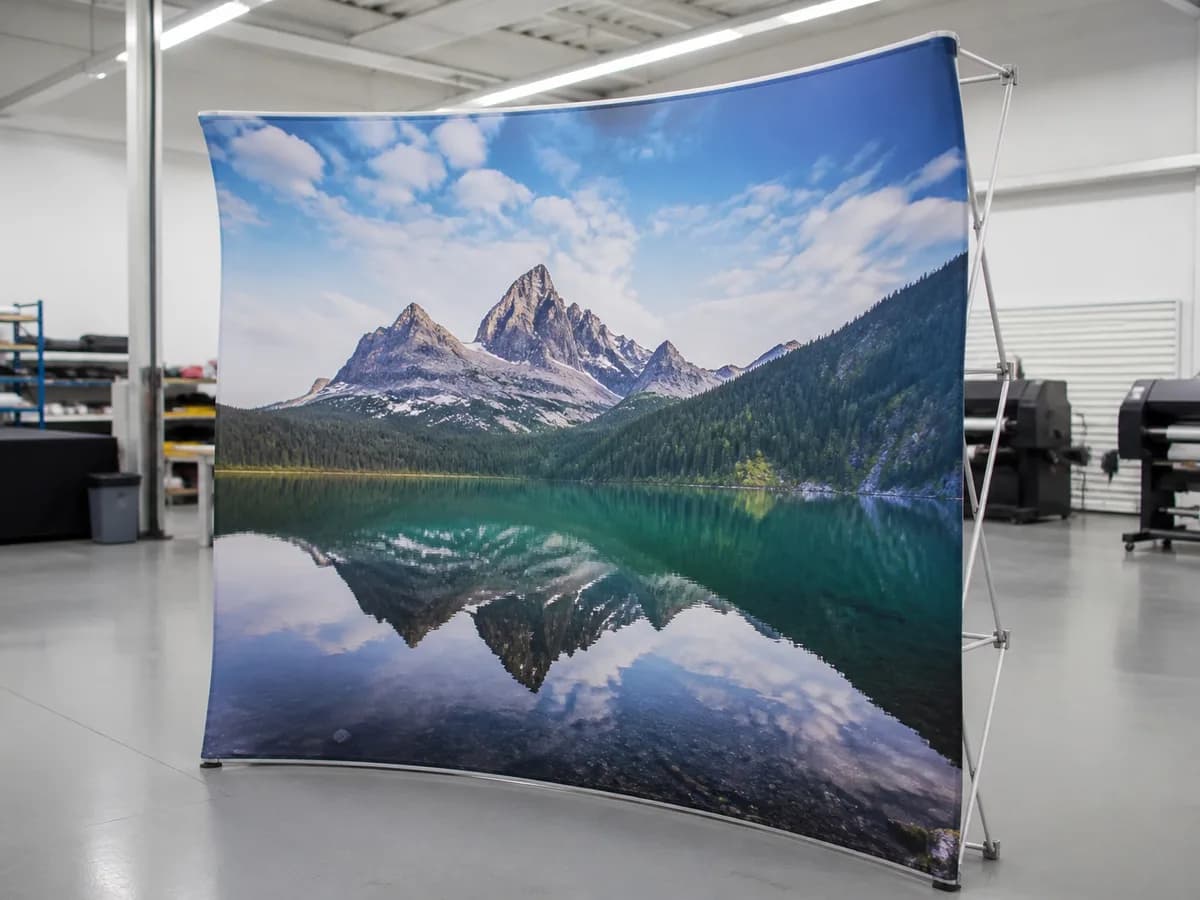 Spider Pop-Up Display Stands production