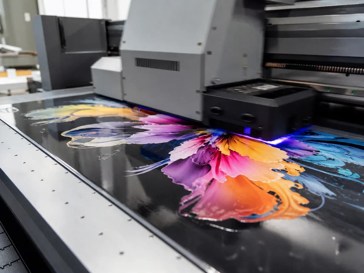 UV DTF Printing production