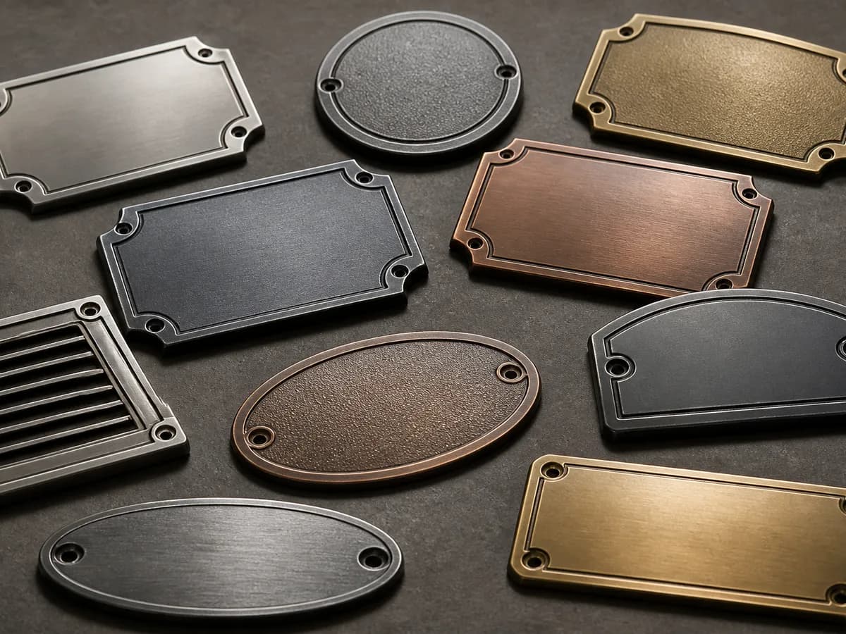 Zamak Cast Labels production